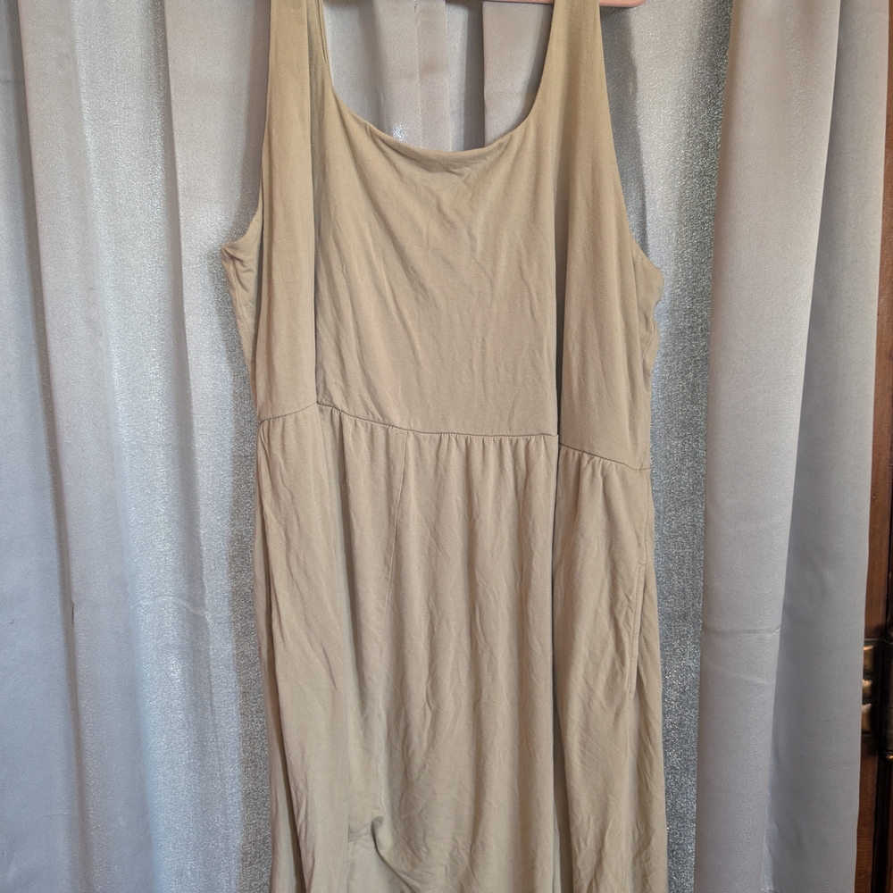 a new day Beige Midi Dress